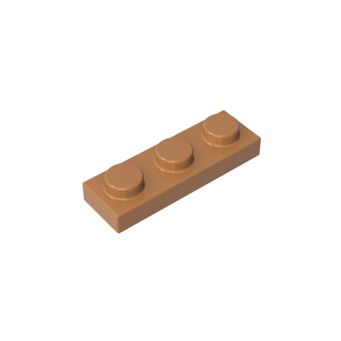 Gobricks,Plate 1 x 3,3623