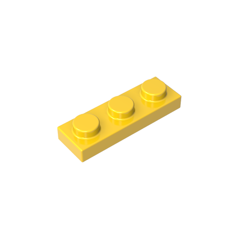Gobricks,Plate 1 x 3,3623