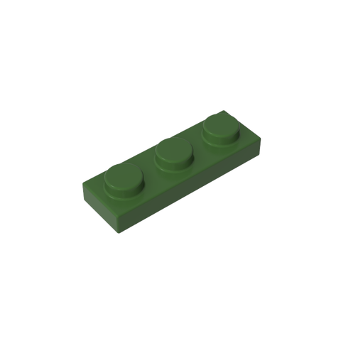 Gobricks,Plate 1 x 3,3623