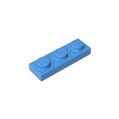 Gobricks,Plate 1 x 3,3623