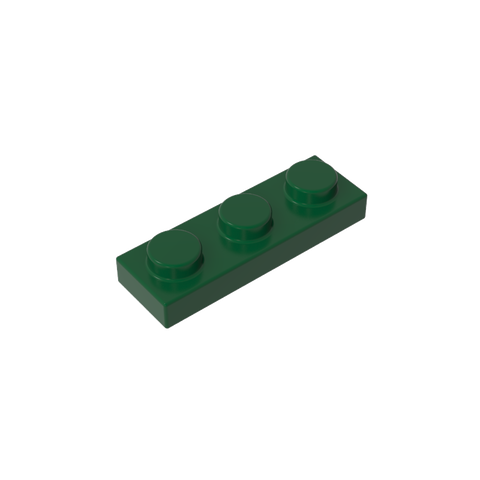Gobricks,Plate 1 x 3,3623
