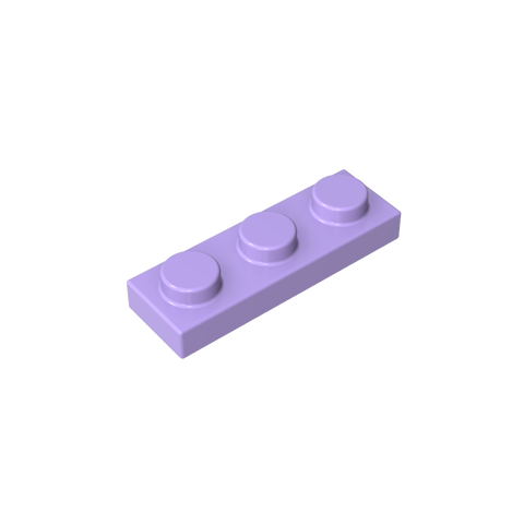 Gobricks,Plate 1 x 3,3623