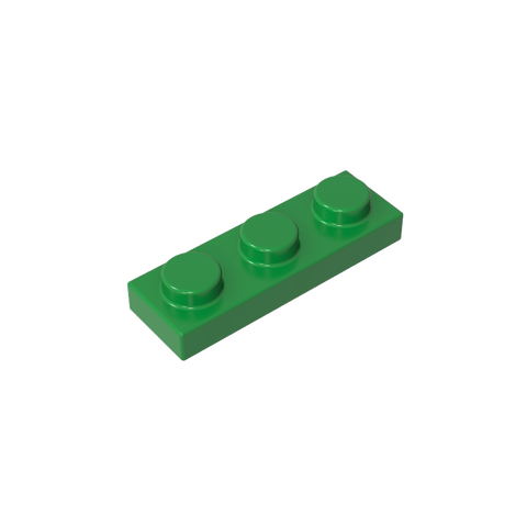 Gobricks,Plate 1 x 3,3623