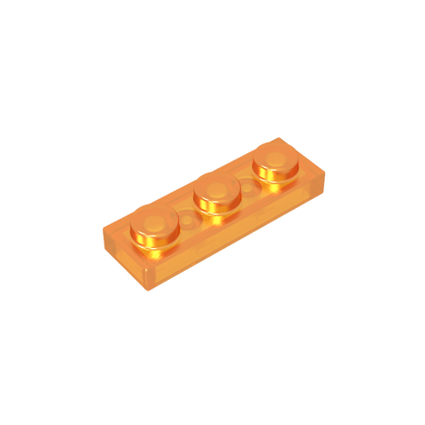 Gobricks,Plate 1 x 3,3623