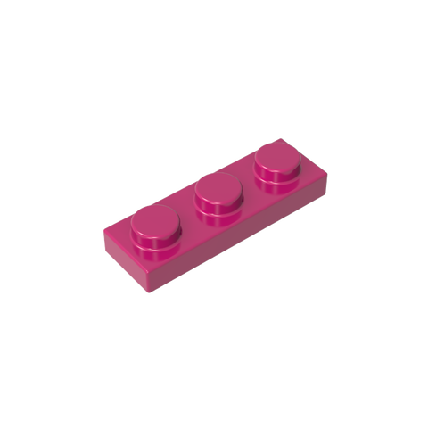 Gobricks,Plate 1 x 3,3623
