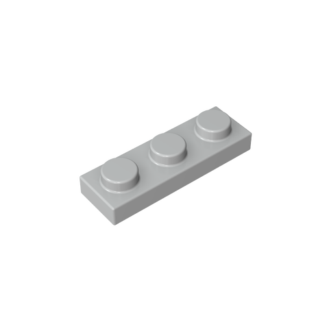 Gobricks,Plate 1 x 3,3623