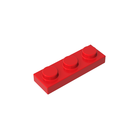 Gobricks,Plate 1 x 3,3623