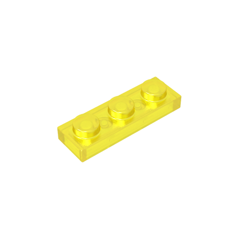 Gobricks,Plate 1 x 3,3623