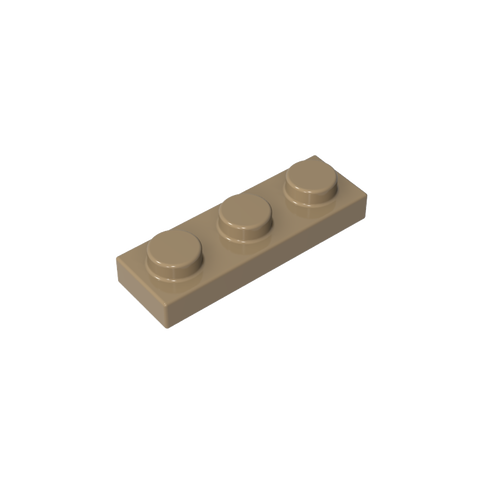 Gobricks,Plate 1 x 3,3623
