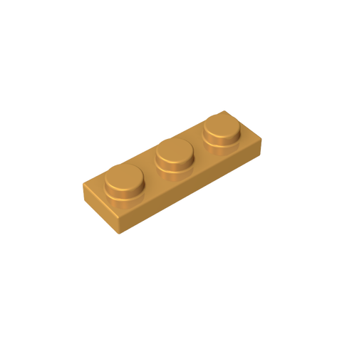 Gobricks,Plate 1 x 3,3623