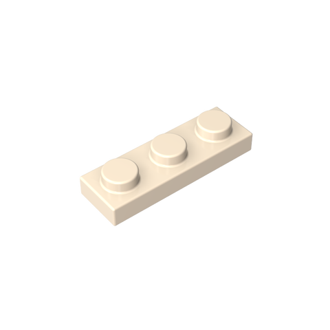 Gobricks,Plate 1 x 3,3623