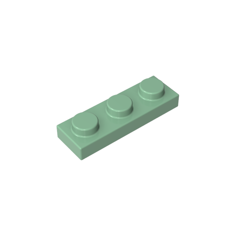 Gobricks,Plate 1 x 3,3623