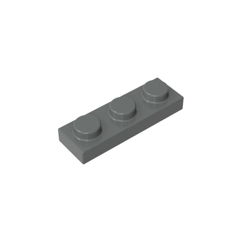 Gobricks,Plate 1 x 3,3623