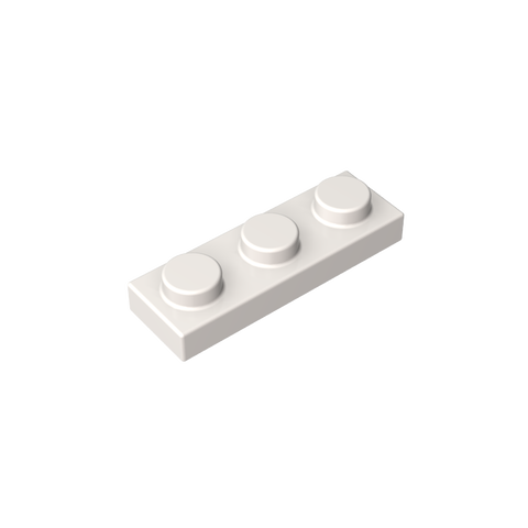 Gobricks,Plate 1 x 3,3623