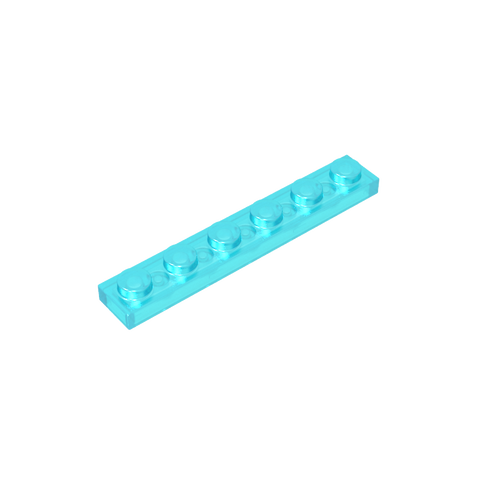Gobricks,Plate 1 x 6,3666