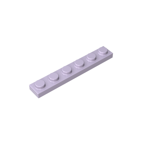 Gobricks,Plate 1 x 6,3666