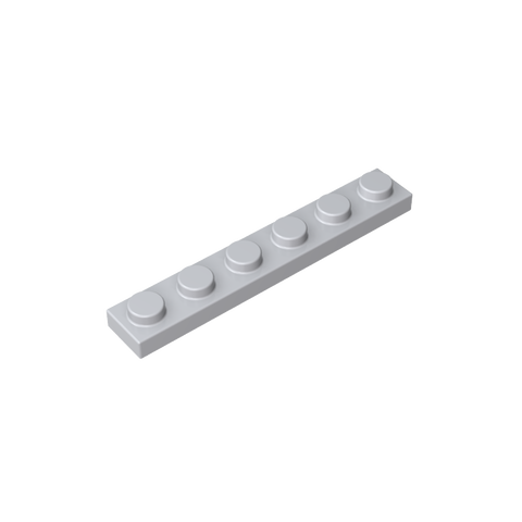 Gobricks,Plate 1 x 6,3666
