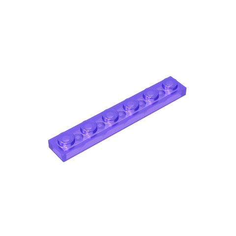 Gobricks,Plate 1 x 6,3666