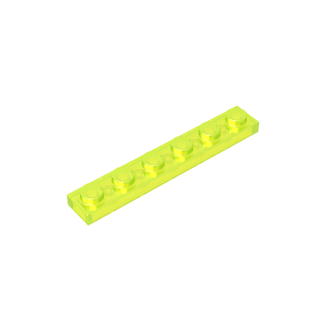 Gobricks,Plate 1 x 6,3666