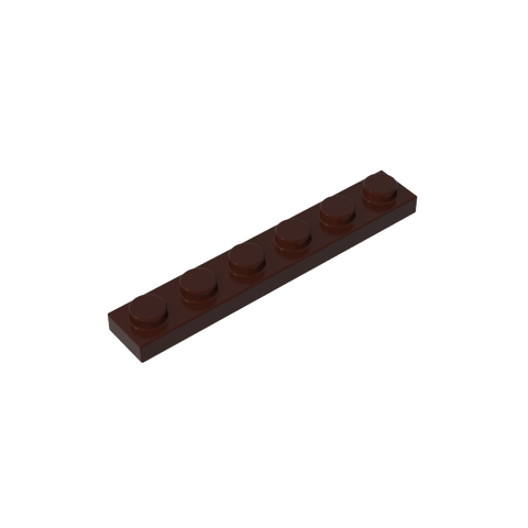 Gobricks,Plate 1 x 6,3666