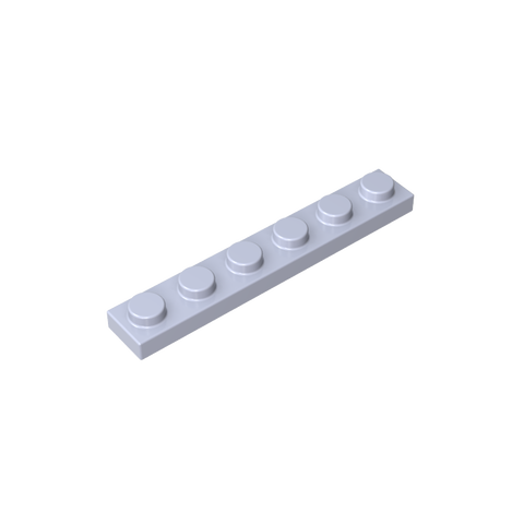 Gobricks,Plate 1 x 6,3666