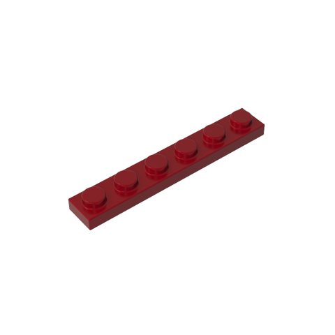 Gobricks,Plate 1 x 6,3666
