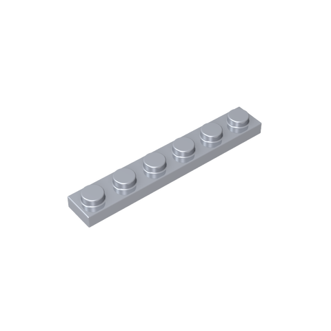 Gobricks,Plate 1 x 6,3666