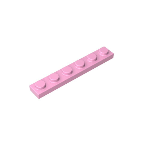 Gobricks,Plate 1 x 6,3666