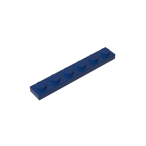 Gobricks,Plate 1 x 6,3666