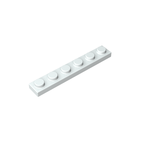 Gobricks,Plate 1 x 6,3666