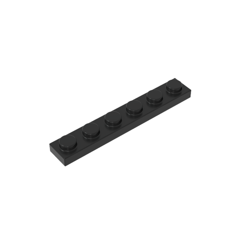 Gobricks,Plate 1 x 6,3666