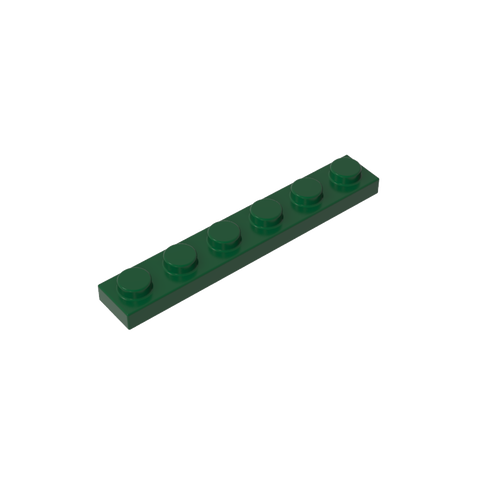 Gobricks,Plate 1 x 6,3666