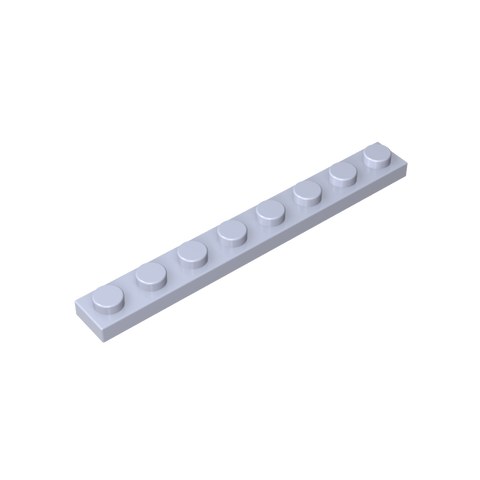 Gobricks,Plate 1 x 8,3460