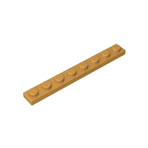Gobricks,Plate 1 x 8,3460