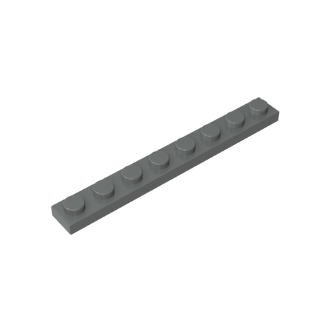 Gobricks,Plate 1 x 8,3460