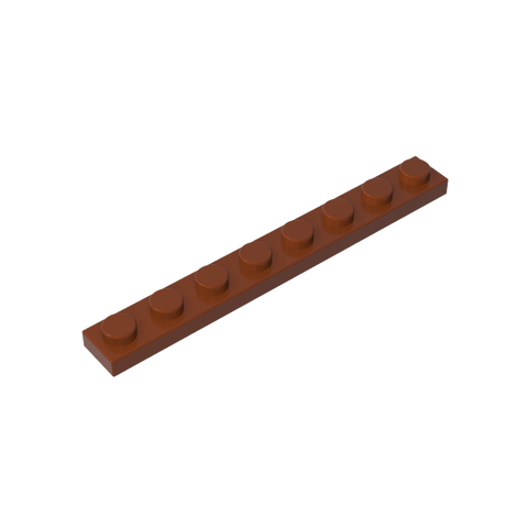 Gobricks,Plate 1 x 8,3460