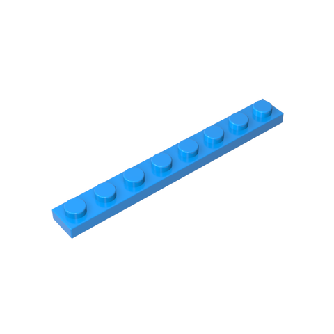 Gobricks,Plate 1 x 8,3460