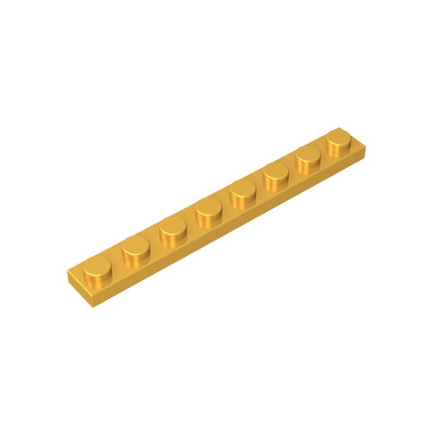 Gobricks,Plate 1 x 8,3460