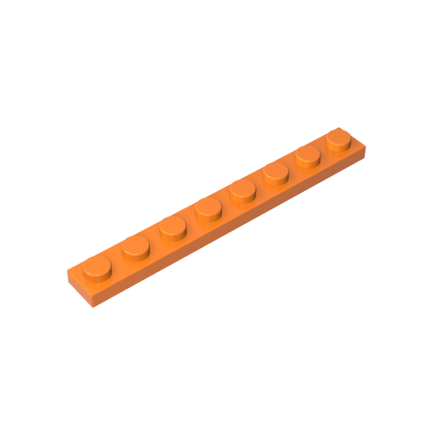 Gobricks,Plate 1 x 8,3460