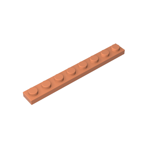 Gobricks,Plate 1 x 8,3460