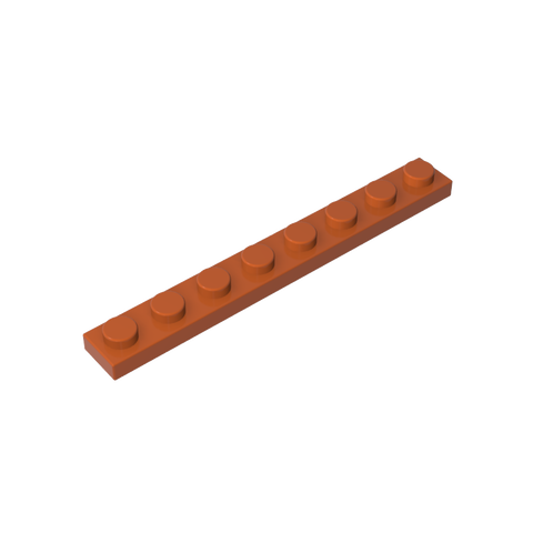 Gobricks,Plate 1 x 8,3460