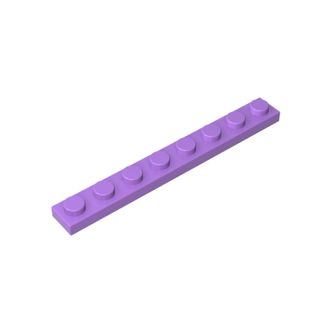 Gobricks,Plate 1 x 8,3460