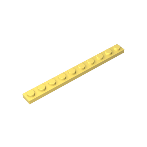 Gobricks,Plate 1 x 10,4477
