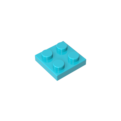 Gobricks,Plate 2 x 2,3022,94148