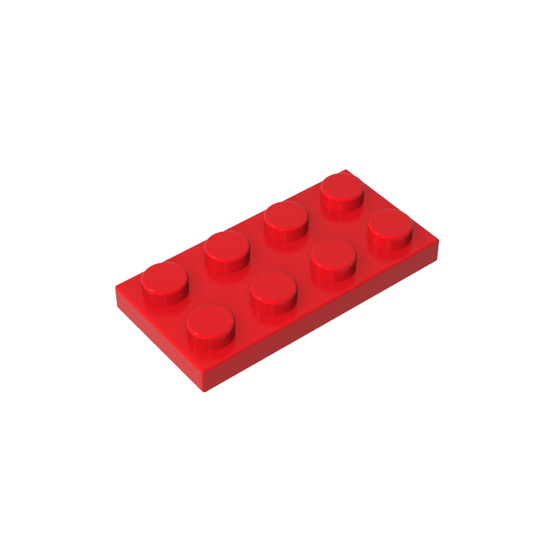 Gobricks,Plate 2 x 4,3020,3020a
