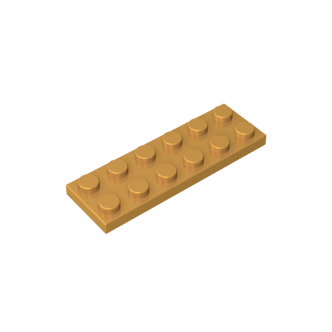 Gobricks,Plate 2 x 6,3795