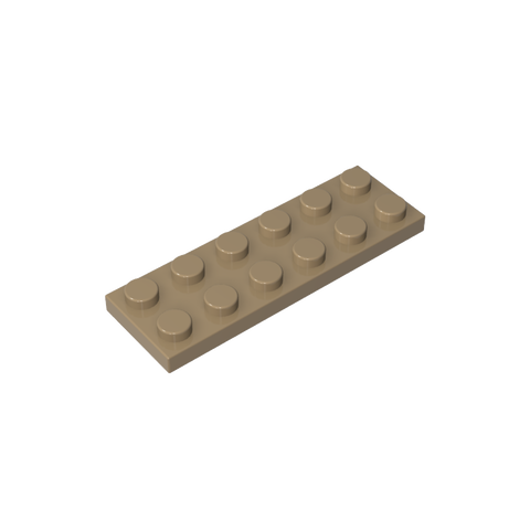 Gobricks,Plate 2 x 6,3795