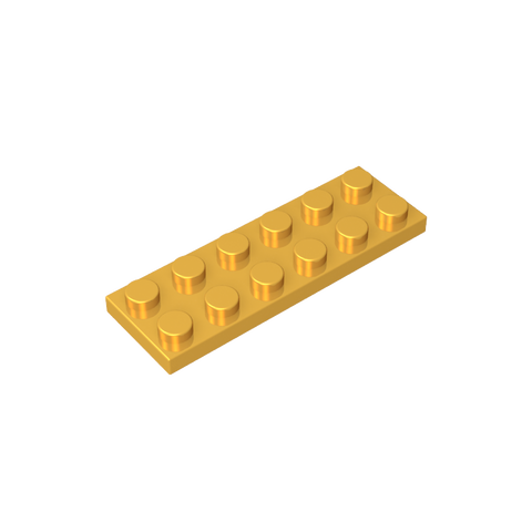 Gobricks,Plate 2 x 6,3795