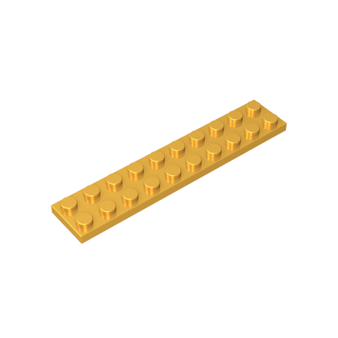 Gobricks,Plate 2 x 10,3832