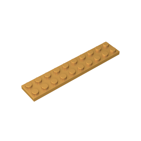 Gobricks,Plate 2 x 10,3832